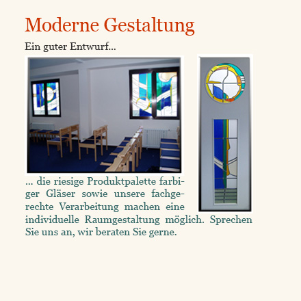 Moderne Raumgestaltung